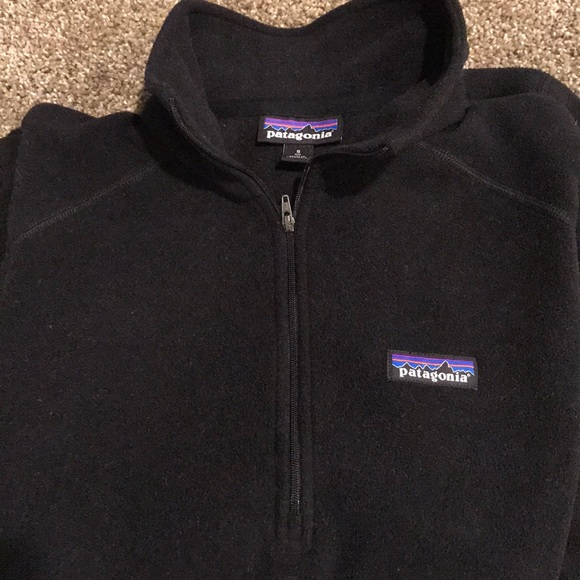 Patagonia Jackets & Blazers - Black Patagonia Fleece Quarter Zip